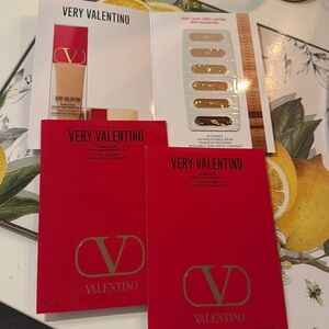 Very Valentino foundation samples